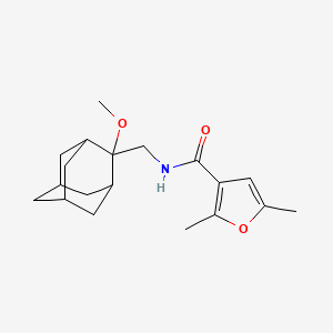 N-(((1R,3S,5r,7r)-2-methoxyadamantan-2-yl)methyl)-2,5-dimethylfuran-3-carboxamide