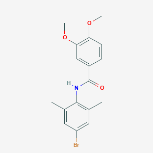 N-(4-bromo-2,6-dimethylphenyl)-3,4-dimethoxybenzamide