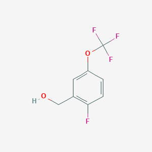 molecular formula C8H6F4O2 B2785605 2-Fluoro-5-(trifluoromethoxy)benzyl alcohol CAS No. 344411-08-1