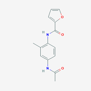 N-[4-(acetylamino)-2-methylphenyl]-2-furamide