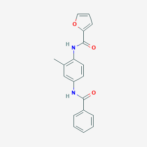 N-[4-(benzoylamino)-2-methylphenyl]-2-furamide