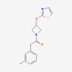1-(3-(Thiazol-2-yloxy)azetidin-1-yl)-2-(m-tolyl)ethanone