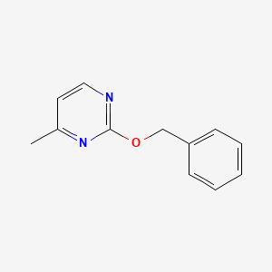 molecular formula C12H12N2O B2785697 2-(Benzyloxy)-4-methylpyrimidine CAS No. 172898-04-3