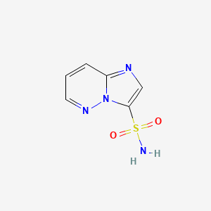 molecular formula C6H6N4O2S B2785759 咪唑并[1,2-b]吡啶-3-磺酰胺 CAS No. 2411271-21-9