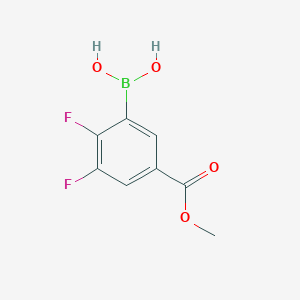 2,3-Difluoro-5-(methoxycarbonyl)phenylboronic acid