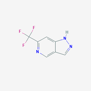 molecular formula C7H4F3N3 B2785794 6-(Trifluoromethyl)-1H-pyrazolo[4,3-C]pyridine CAS No. 340809-52-1