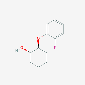 molecular formula C12H15FO2 B2785797 (1S,2S)-2-(2-fluorophenoxy)cyclohexan-1-ol CAS No. 1603542-55-7; 1932670-23-9