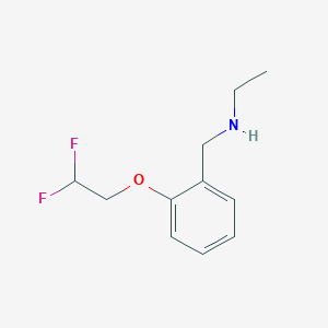 N-[[2-(2,2-difluoroethoxy)phenyl]methyl]ethanamine