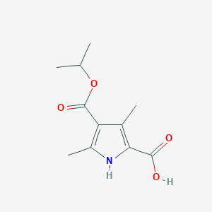 4-(isopropoxycarbonyl)-3,5-dimethyl-1H-pyrrole-2-carboxylic acid