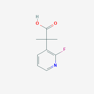 2-(2-Fluoropyridin-3-yl)-2-methylpropanoic acid