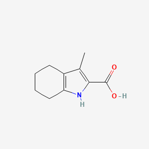molecular formula C10H13NO2 B2785865 3-Methyl-4,5,6,7-tetrahydro-1H-indole-2-carboxylic acid CAS No. 151051-63-7