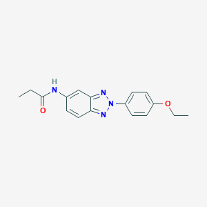 N-[2-(4-Ethoxy-phenyl)-2H-benzotriazol-5-yl]-propionamide