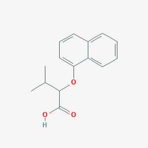 molecular formula C15H16O3 B2785878 3-Methyl-2-naphthalen-1-yloxybutanoic acid CAS No. 1019382-70-7