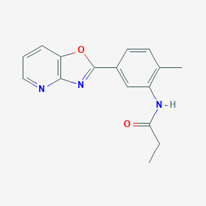 N-(2-Methyl-5-oxazolo[4,5-b]pyridin-2-yl-phenyl)-propionamide