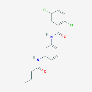 N-[3-(butanoylamino)phenyl]-2,5-dichlorobenzamide