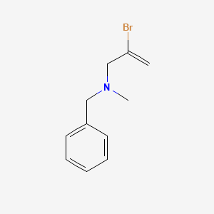 molecular formula C11H14BrN B2785943 Benzyl-(2-bromo-allyl)-methyl-amine CAS No. 111831-90-4