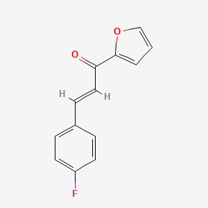 molecular formula C13H9FO2 B2785962 (E)-3-(4-fluorophenyl)-1-(furan-2-yl)prop-2-en-1-one CAS No. 135950-64-0