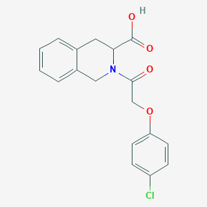 molecular formula C18H16ClNO4 B2785971 2-[2-(4-Chlorophenoxy)acetyl]-1,2,3,4-tetrahydroisoquinoline-3-carboxylic acid CAS No. 1007926-86-4