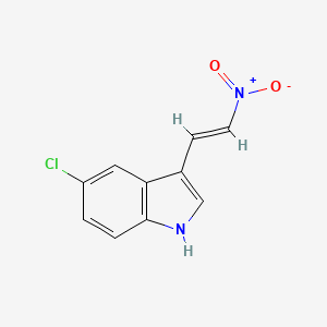molecular formula C10H7ClN2O2 B2785985 5-Chloro-3-(2-nitrovinyl)-1H-indole CAS No. 98993-95-4