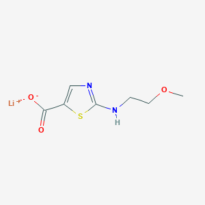 molecular formula C7H9LiN2O3S B2786101 Lithium;2-(2-methoxyethylamino)-1,3-thiazole-5-carboxylate CAS No. 2243509-97-7