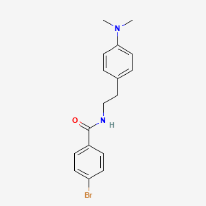 molecular formula C17H19BrN2O B2786125 4-bromo-N-(4-(dimethylamino)phenethyl)benzamide CAS No. 953170-12-2