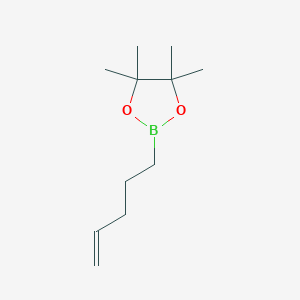 molecular formula C11H21BO2 B2786128 4-Pentenylboronic acid pinacol ester CAS No. 157735-10-9; 161395-96-6