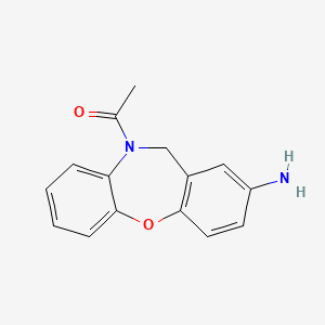 molecular formula C15H14N2O2 B2786136 1-[2-aminodibenzo[b,f][1,4]oxazepin-10(11H)-yl]-1-ethanone CAS No. 103249-11-2