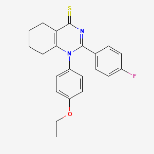 1-(4-ethoxyphenyl)-2-(4-fluorophenyl)-5,6,7,8-tetrahydroquinazoline-4(1H)-thione