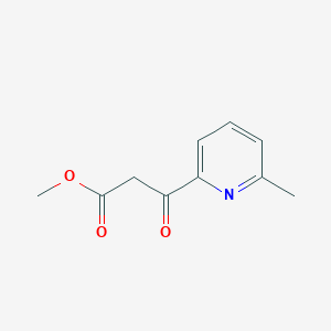 molecular formula C10H11NO3 B2786185 Methyl 3-(6-methylpyridin-2-yl)-3-oxopropanoate CAS No. 1536328-47-8