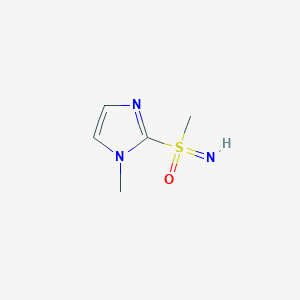 molecular formula C5H9N3OS B2786207 imino(methyl)(1-methyl-1H-imidazol-2-yl)-lambda6-sulfanone CAS No. 2060044-60-0