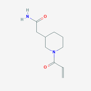 2-(1-Prop-2-enoylpiperidin-3-yl)acetamide