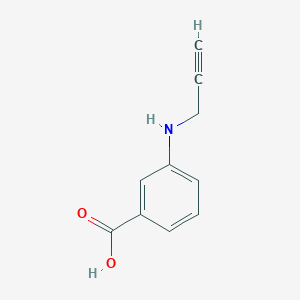 molecular formula C10H9NO2 B2786240 3-[(Prop-2-yn-1-yl)amino]benzoic acid CAS No. 923112-68-9