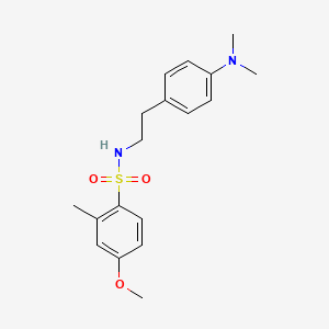 N-(4-(dimethylamino)phenethyl)-4-methoxy-2-methylbenzenesulfonamide