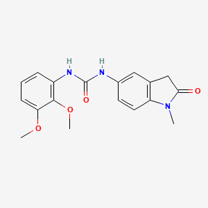 molecular formula C18H19N3O4 B2786253 1-(2,3-Dimethoxyphenyl)-3-(1-methyl-2-oxoindolin-5-yl)urea CAS No. 1172925-55-1