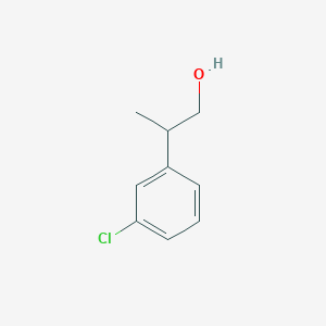 B2786279 2-(3-Chlorophenyl)propan-1-ol CAS No. 63489-71-4