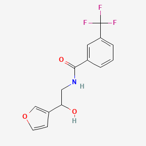 N-(2-(furan-3-yl)-2-hydroxyethyl)-3-(trifluoromethyl)benzamide