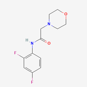 molecular formula C12H14F2N2O2 B2786333 N-(2,4-difluorophenyl)-2-morpholinoacetamide CAS No. 329079-50-7