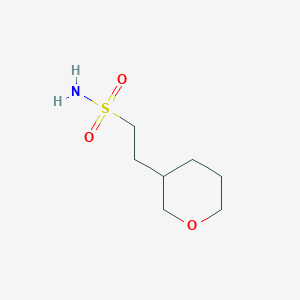 molecular formula C7H15NO3S B2786353 2-(Oxan-3-yl)ethane-1-sulfonamide CAS No. 2193065-17-5
