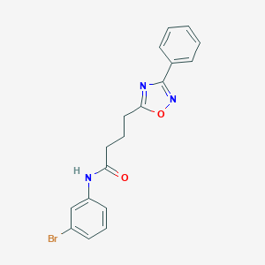 N-(3-bromophenyl)-4-(3-phenyl-1,2,4-oxadiazol-5-yl)butanamide