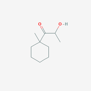 molecular formula C10H18O2 B2786362 2-Hydroxy-1-(1-methylcyclohexyl)propan-1-one CAS No. 198057-55-5