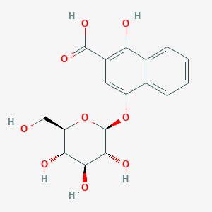 molecular formula C17H18O9 B2786395 Rubinaphthin A CAS No. 448962-05-8