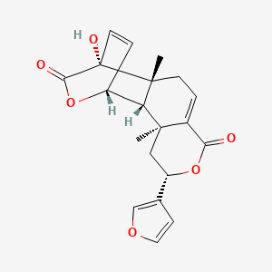 molecular formula C20H20O6 B2786470 Tinospin E CAS No. 1582321-96-7