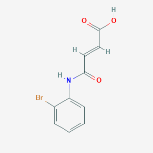 molecular formula C10H8BrNO3 B2786483 4-((2-Bromophenyl)amino)-4-oxobut-2-enoic acid CAS No. 36847-85-5