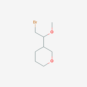 3-(2-Bromo-1-methoxyethyl)oxane