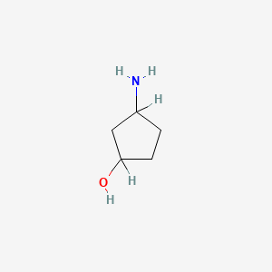 molecular formula C5H11NO B2786498 3-Aminocyclopentanol CAS No. 1036260-18-0; 1110772-05-8; 13725-38-7; 946826-74-0