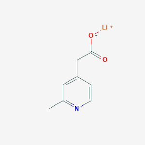 molecular formula C8H8LiNO2 B2786506 Lithium;2-(2-methylpyridin-4-yl)acetate CAS No. 2287330-84-9
