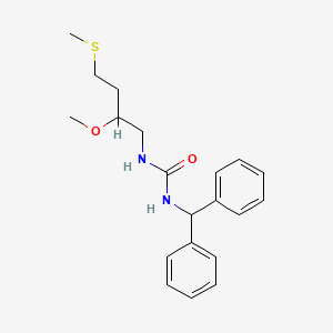 1-(Diphenylmethyl)-3-[2-methoxy-4-(methylsulfanyl)butyl]urea