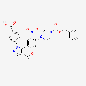 molecular formula C31H29N5O7 B2786529 Lin28-let-7a 拮抗剂 1 CAS No. 2024548-03-4