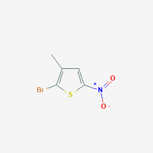 molecular formula C5H4BrNO2S B2786539 2-Bromo-3-methyl-5-nitrothiophene CAS No. 56182-39-9
