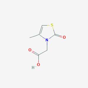 2-(4-Methyl-2-oxo-2,3-dihydro-1,3-thiazol-3-yl)acetic acid